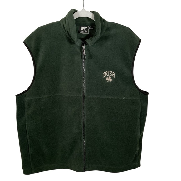 White Bear Clothing Company Other - White Bear Clothing Company Men’s Green Fleece Vest. Size L